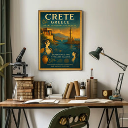 Crete, Greece Heart of History and Beauty Poster