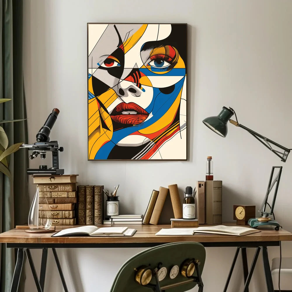 Vintage Urban Landscape Art Poster