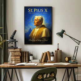 St. Pius X The Shepherd of Souls Poster PosterGoat