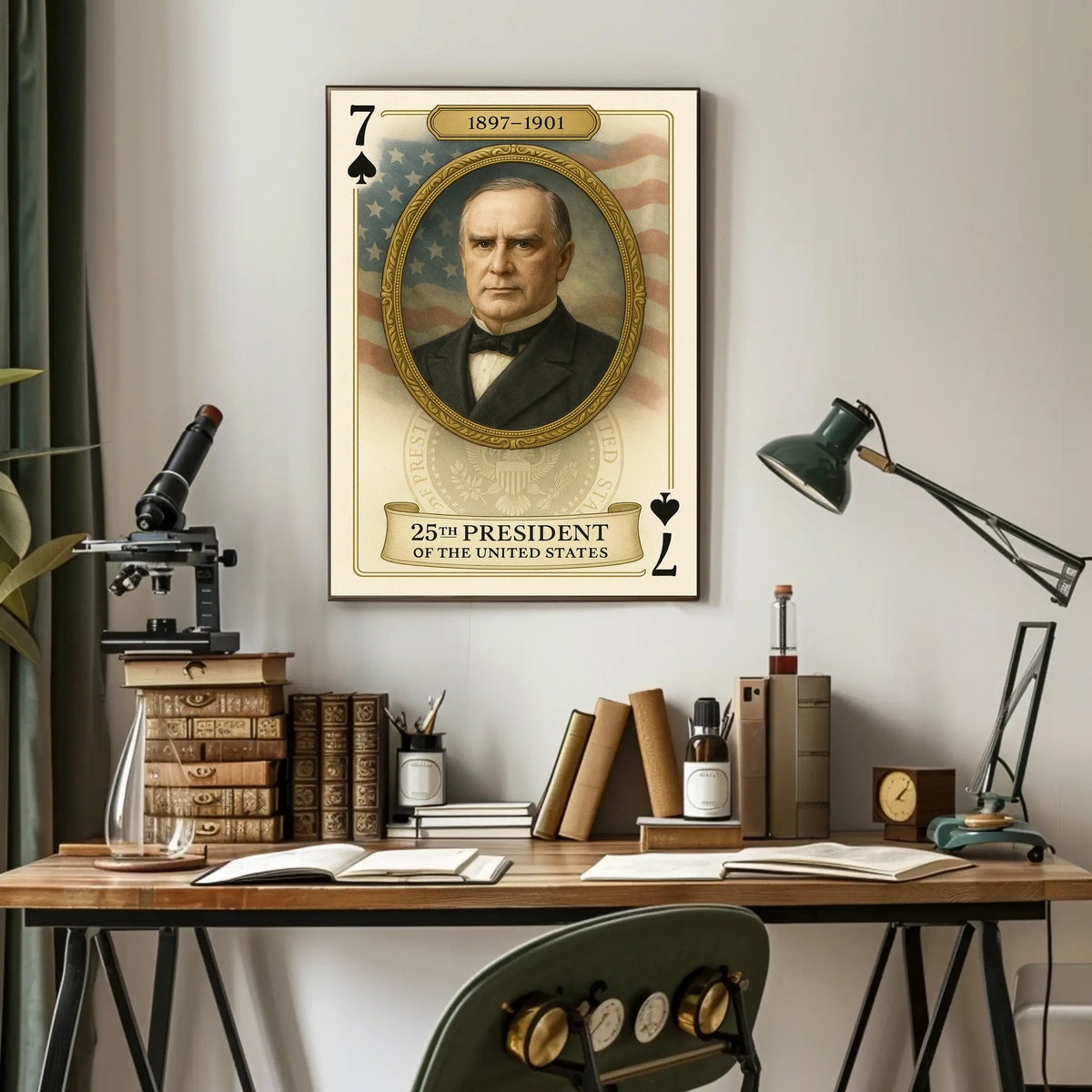 25th President Of United States Poster