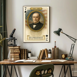 25th President Of United States Poster