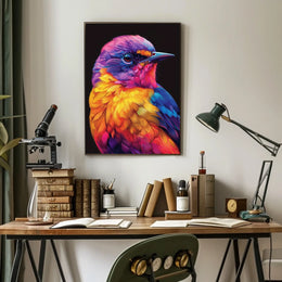 Vibrant Avian Artistry Poster
