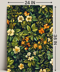 Vibrant Floral Tapestry William Morris Art Poster
