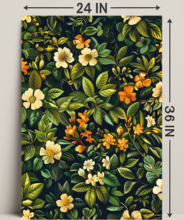 Vibrant Floral Tapestry William Morris Art Poster