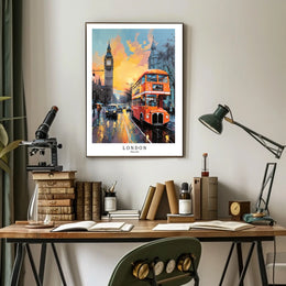 London Cityscape Poster