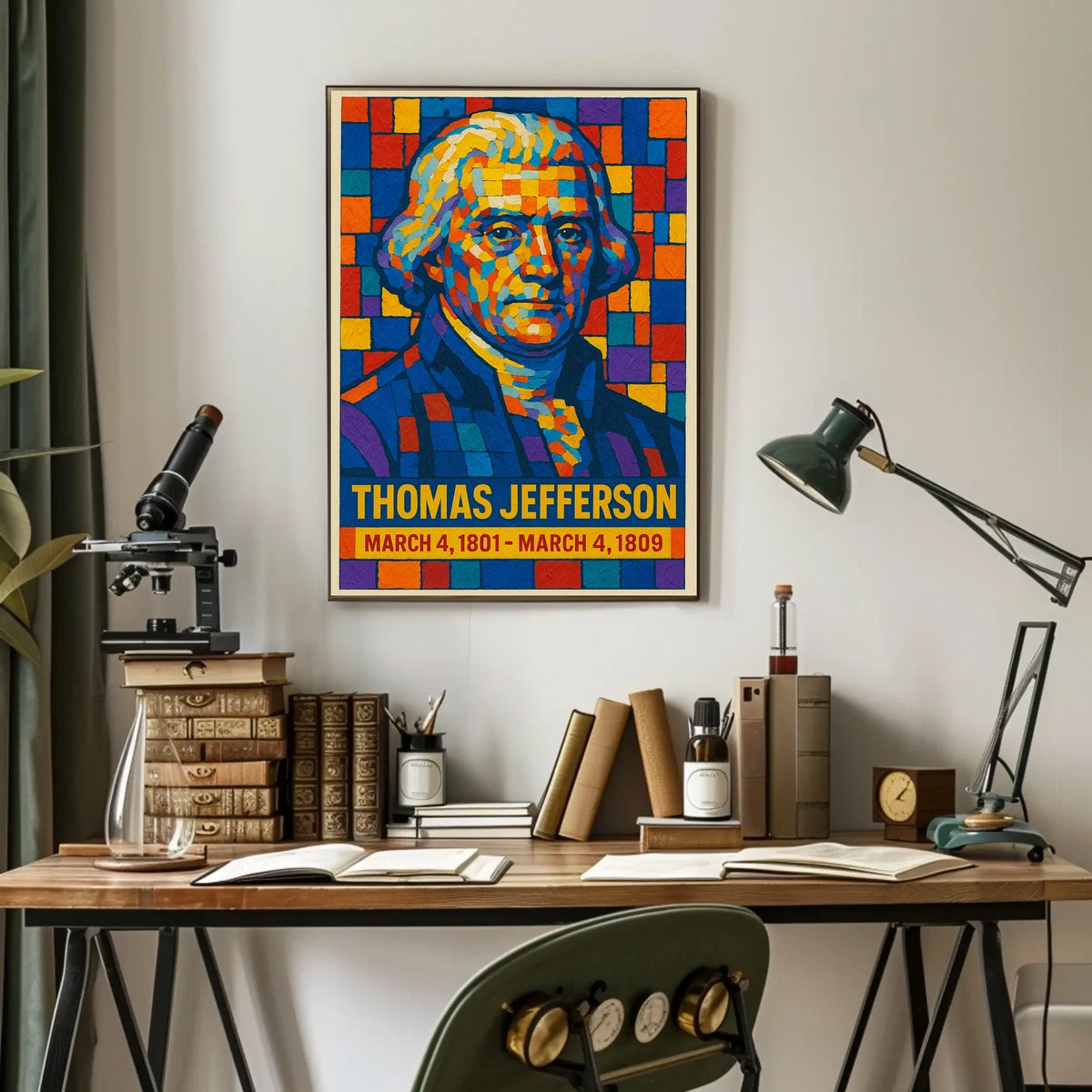 Thomas Jefferson 3rd President Poster