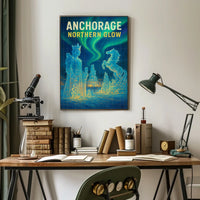 Anchorage Northern Glow Poster