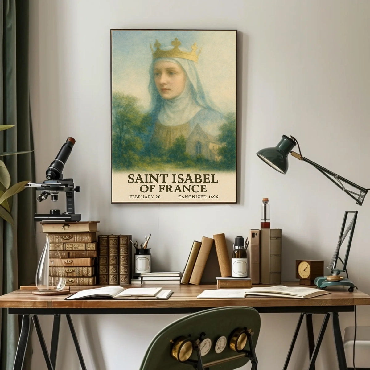 Saint Isabel Of France Poster