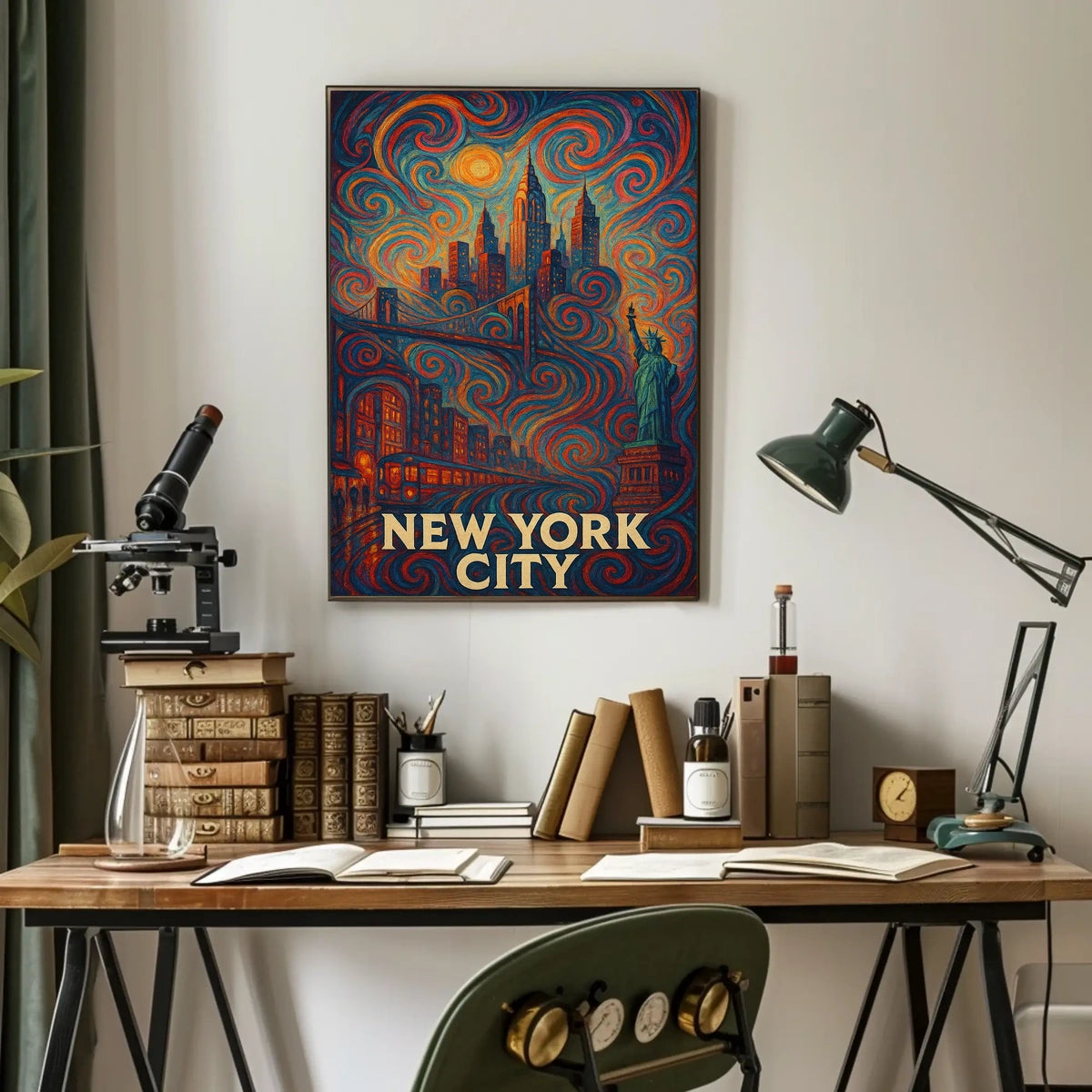 New York City A Vibrant Metropolis Poster