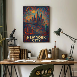 New York City A Vibrant Metropolis Poster