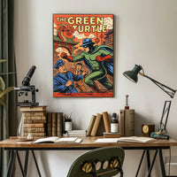 The Green Turtle Poster PosterGoat