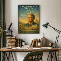 Jimmy Carter Commander in Chief Archival Poster PosterGoat