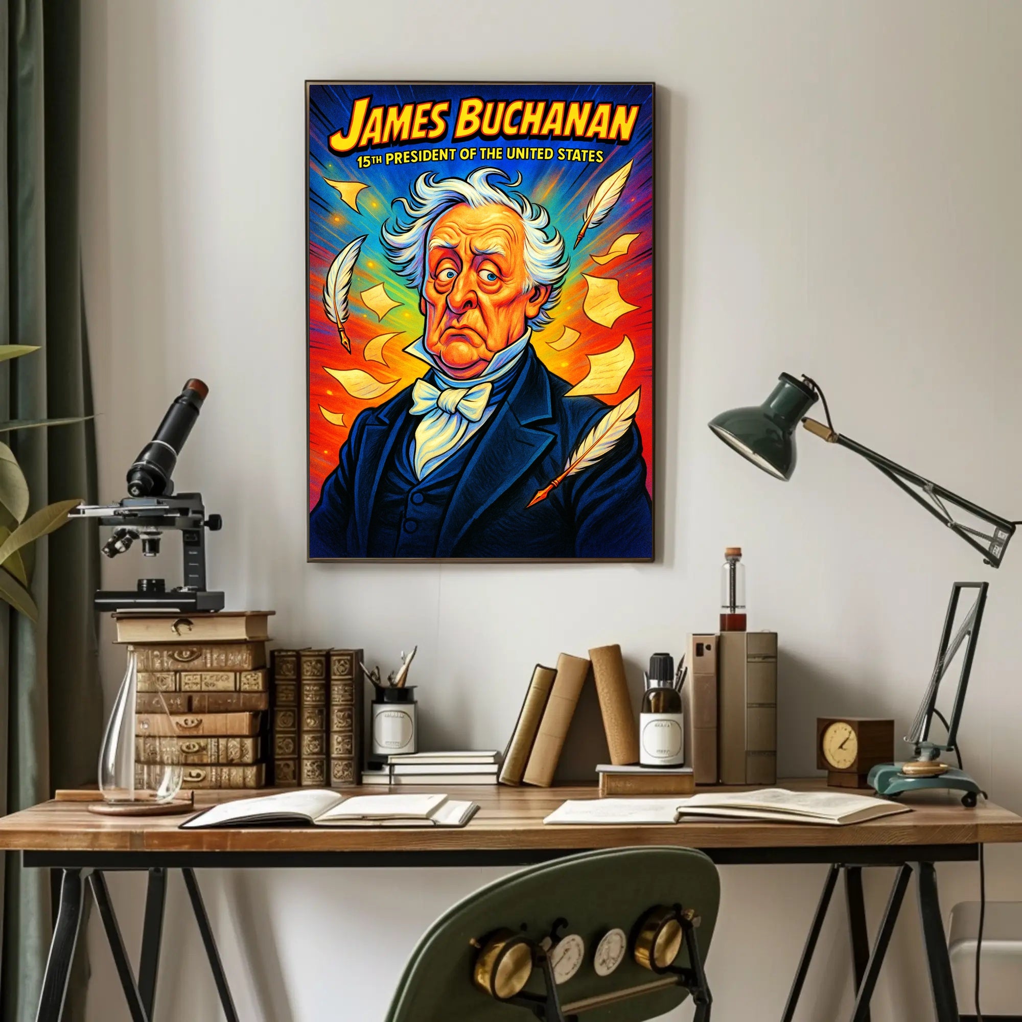 James Buchanan 15th President Poster PosterGoat