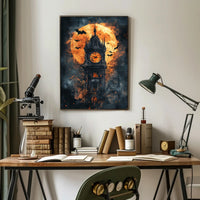 Haunted Clock Tower Poster