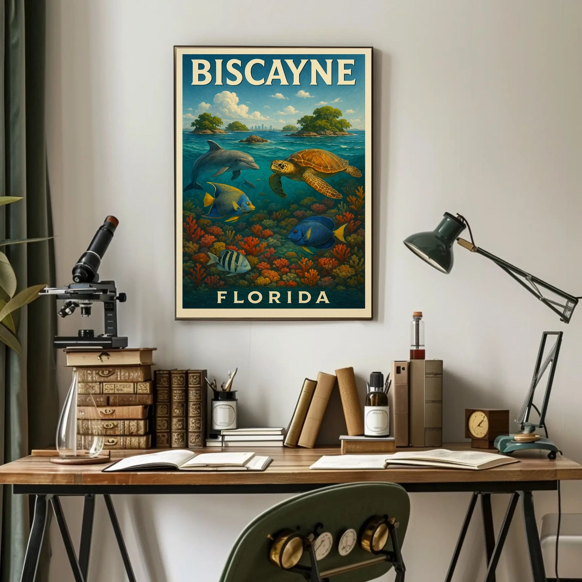 Biscayne Beauty Poster