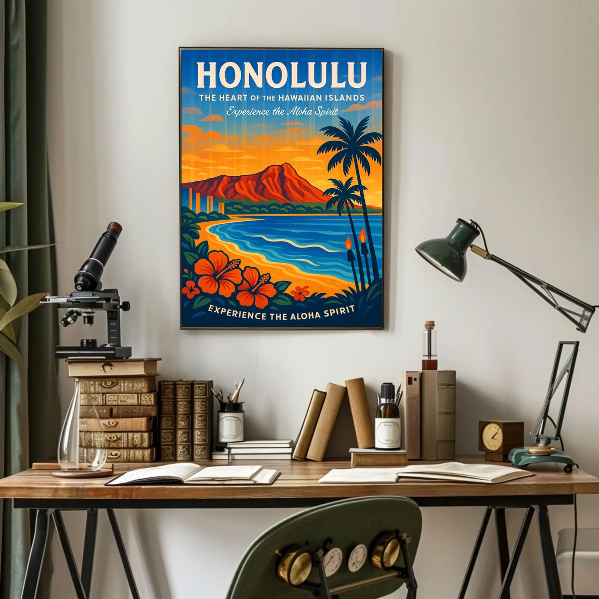 Experience the Aloha Spirit Honolulu Poster