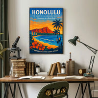 Experience the Aloha Spirit Honolulu Poster