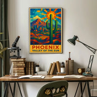 Phoenix Valley Sunscape Decor Lovers Poster