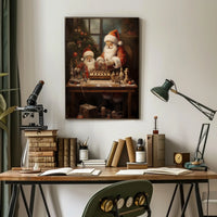 SantaS Chess Match Poster