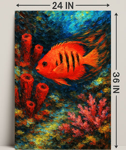 Vibrant Underwater World Poster PosterGoat