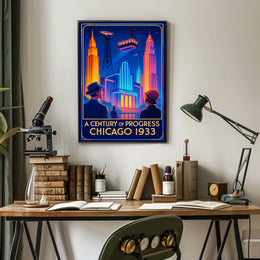 A Century of Progress Chicago 1933 Poster