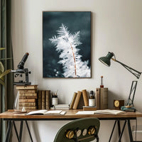 Intricate Ice Crystal Close-Up - Artistic Poster