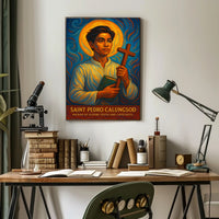 Saint Pedro Calungsod Patron of Filipino Youth and Catechists Poster