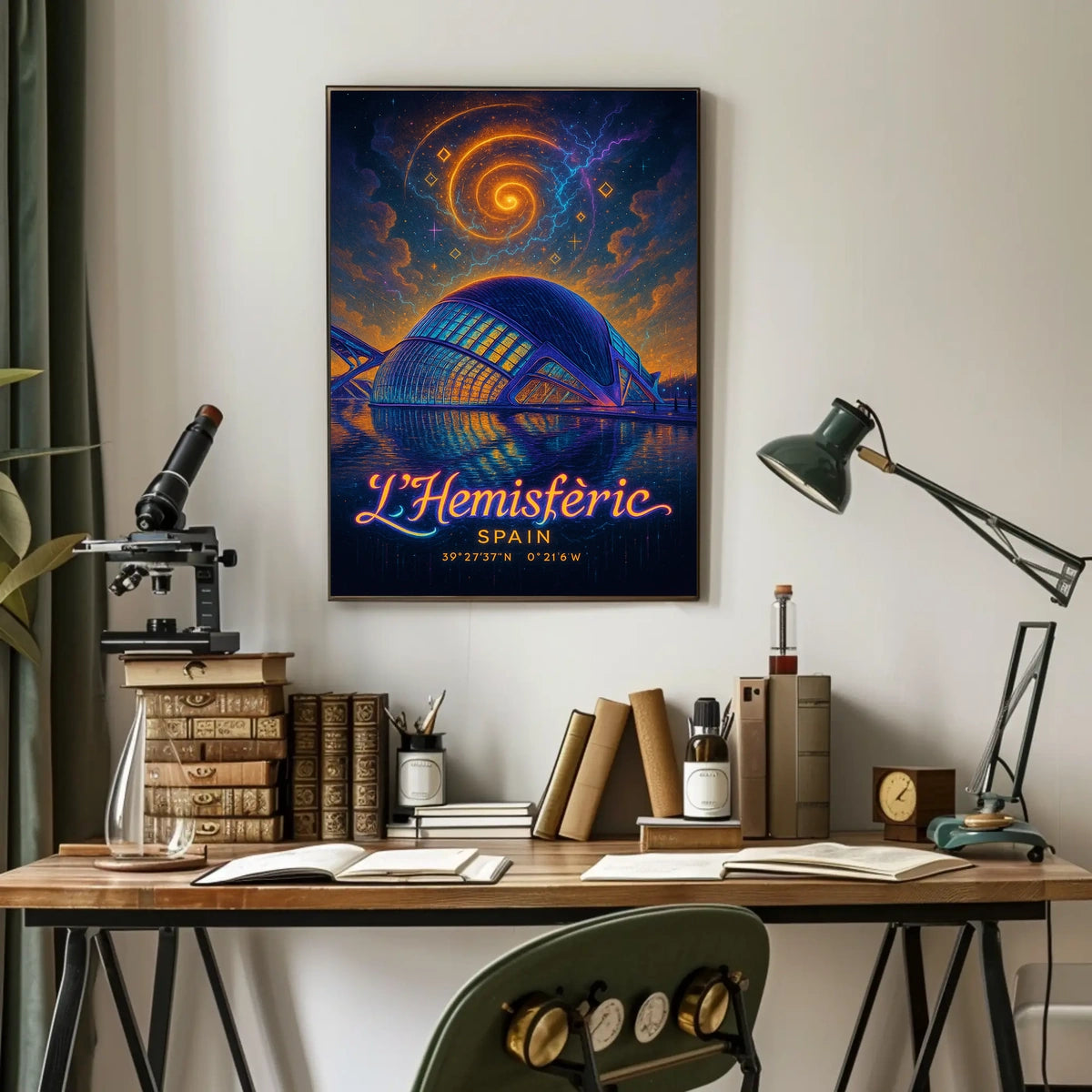 LHemisfèric Spain Poster