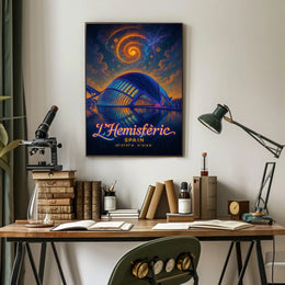 LHemisfèric Spain Poster