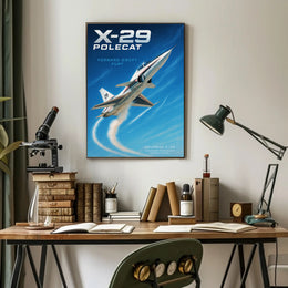 X-29 Polecat Poster PosterGoat