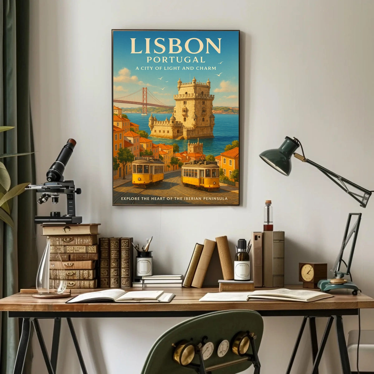 Lisbon, Portugal A City of Light and Charm Poster