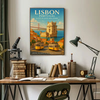 Lisbon, Portugal A City of Light and Charm Poster