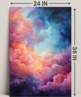 Celestial Dreamscape Poster PosterGoat