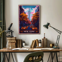 New York City in Autumn Poster