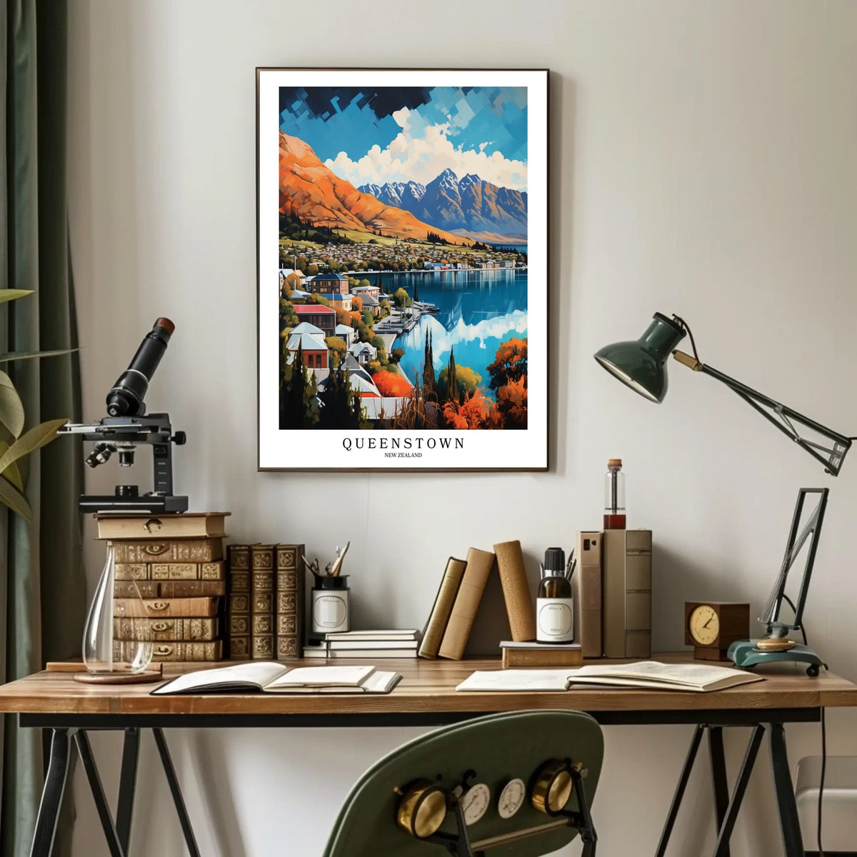 Queenstown New Zealand Poster