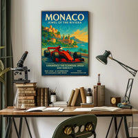 Monaco Jewel of the Riviera Poster
