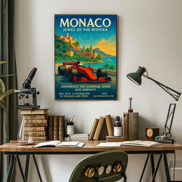 Monaco Jewel of the Riviera Poster
