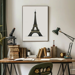 Eiffel Tower Illustration Poster