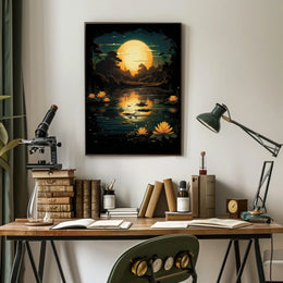 Moonlit Serenity Poster