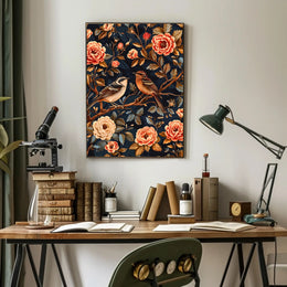 Enchanted Garden Wall Art Vintage Print