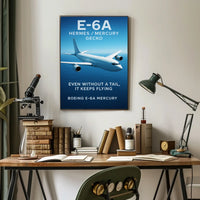 Boeing E-6A Mercury Flight Poster