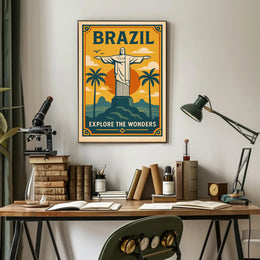 Explore Brazil Poster PosterGoat