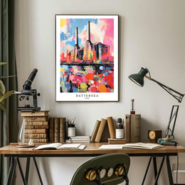 Battersea Power Station London Poster