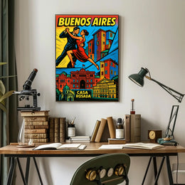 Buenos Aires A Vibrant Cityscape Poster