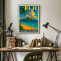 Yasawa Islands Tropical Paradise Poster