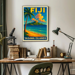 Yasawa Islands Tropical Paradise Poster