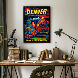 Denver United States of America Poster PosterGoat
