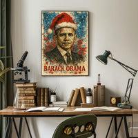 Barack Obama 44th President of the United States Christmas SeriesPoster