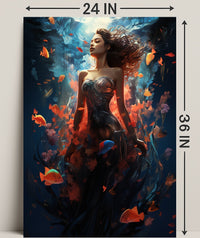 Underwater Elegance Poster