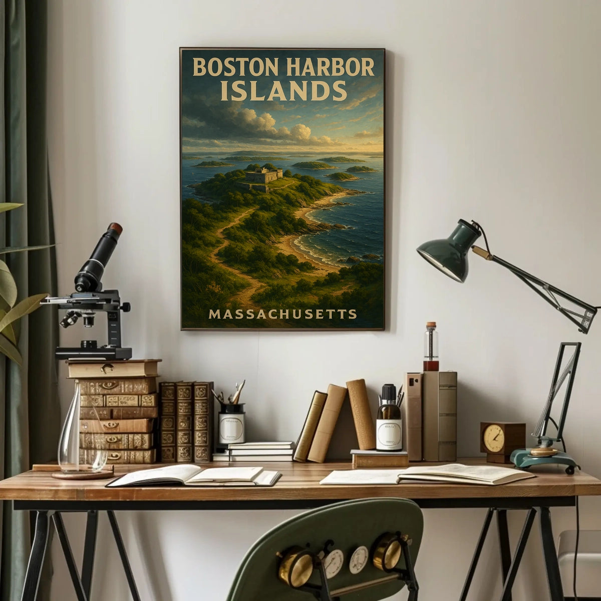 Boston Harbor Islands Poster